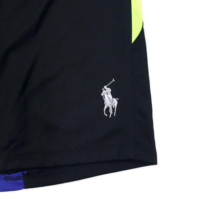 POLO RALPH LAUREN ショート ゲームパンツ ハーフパンツ L ブラック ポリエステル サイドライン スモールポニー 未使用品