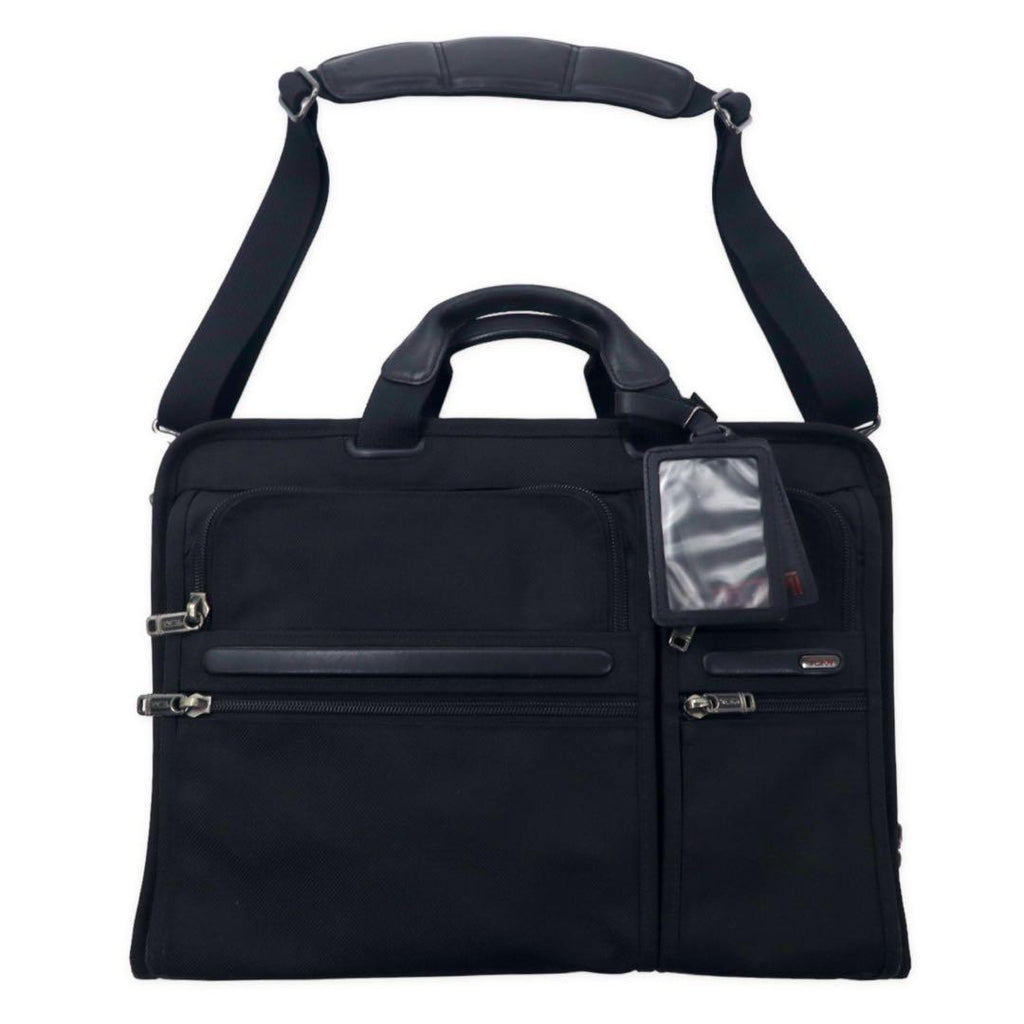 TUMI 2WAY Compact Large Screen Computer Briefcase Business Bag Black PC Storage G4.4 Series COMPACT LARGE SCREEN COMPUTER BRIEF 26114 Strap