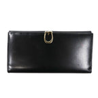 GUCCI long wallet black leather calfskin G logo metal fittings 035-2192-4841 Made in Italy