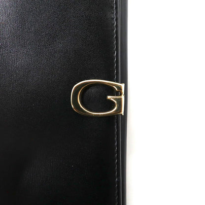 GUCCI 長財布 ブラック レザー カーフスキン Gロゴ金具 035-2192-4841 イタリア製