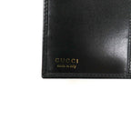 GUCCI long wallet black leather calfskin G logo metal fittings 035-2192-4841 Made in Italy