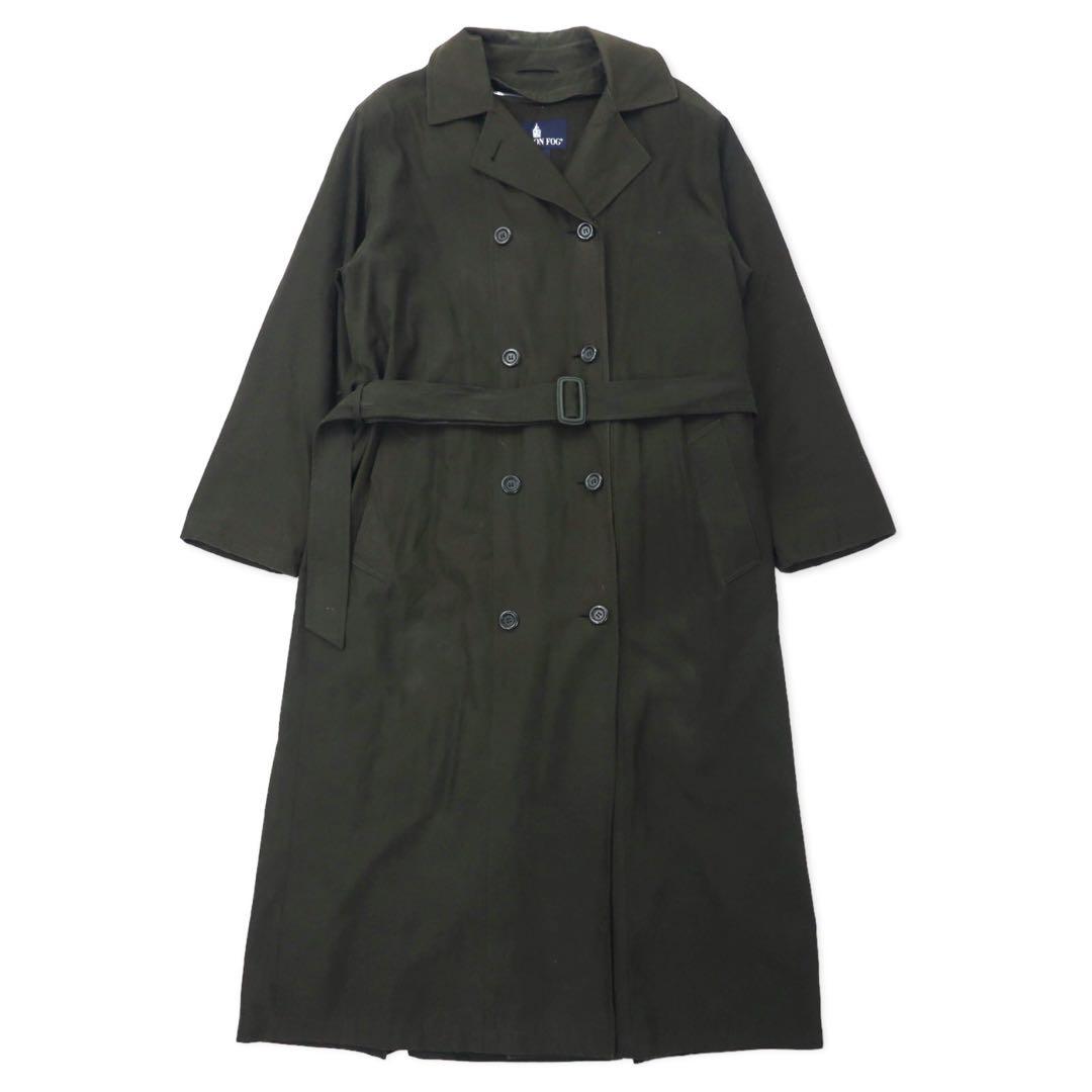 LONDON FOG Trench Coat 10 Brown Polyester Hood Detachable Liner Detachable