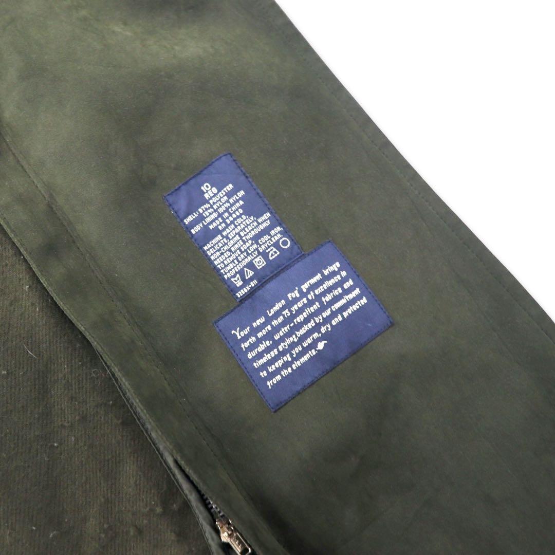 LONDON FOG Trench Coat 10 Brown Polyester Hood Detachable Liner Detachable