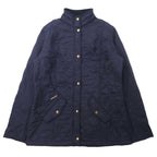 Barbour Quilted Jacket 40 Navy Polyester Cavalry Polar 3 Warrants