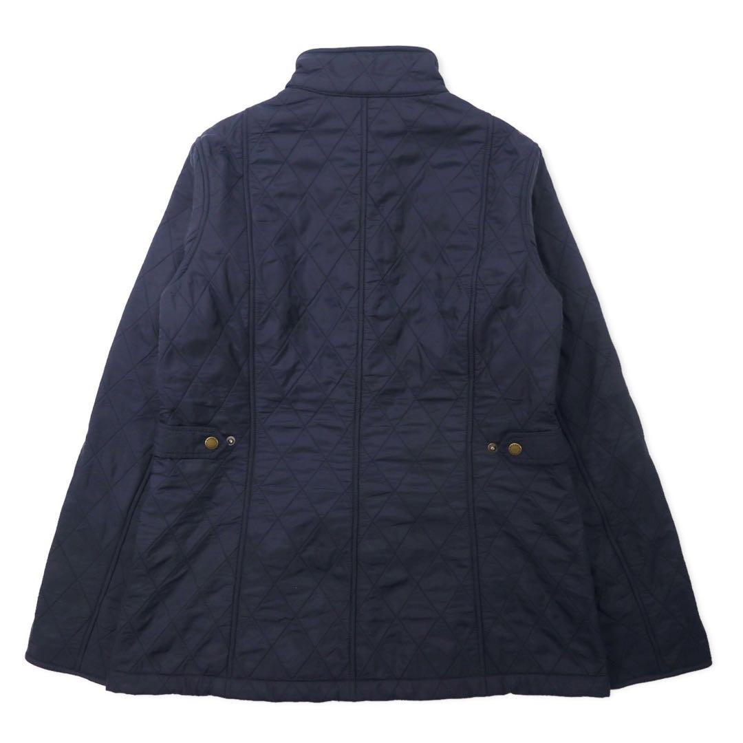 Barbour Quilted Jacket 40 Navy Polyester Cavalry Polar 3 Warrants