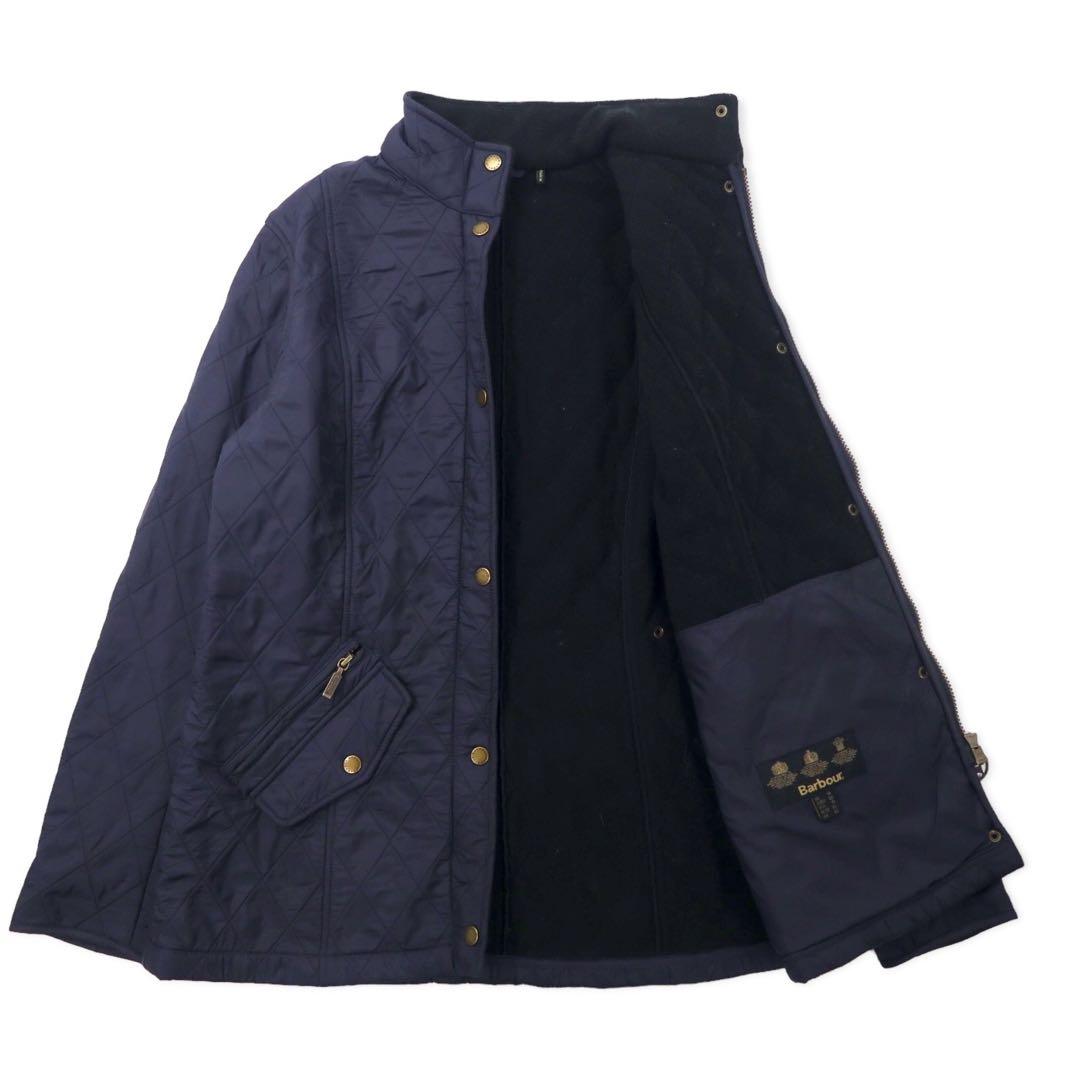 Barbour Quilted Jacket 40 Navy Polyester Cavalry Polar 3 Warrants