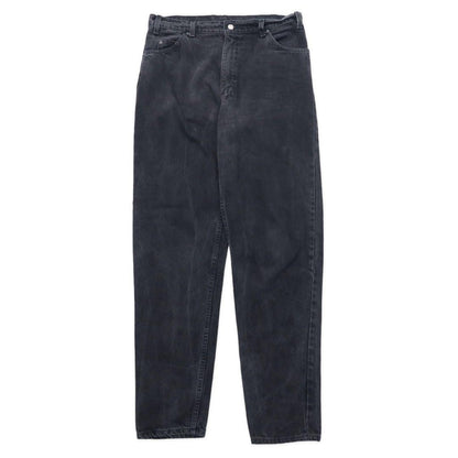 USA製 Levi's 90年代 テーパード ブラックデニムパンツ 550 ブラック 36 オレンジタブ 40550-4159 ルーズフィット