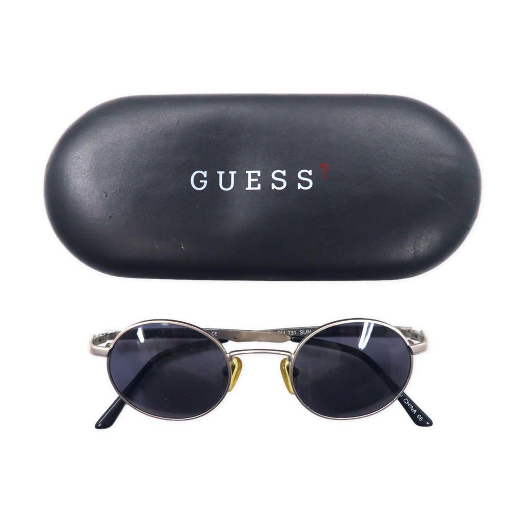 GUESS Metal Frame Sunglasses, Round, Silver, GU 731 SUN 302-3 44-21-135
