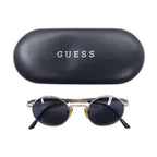 GUESS Metal Frame Sunglasses, Round, Silver, GU 731 SUN 302-3 44-21-135