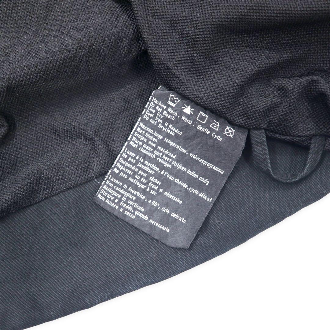 HARLEY DAVIDSON シングル ライダースジャケット M ブラック コットン バックロゴ