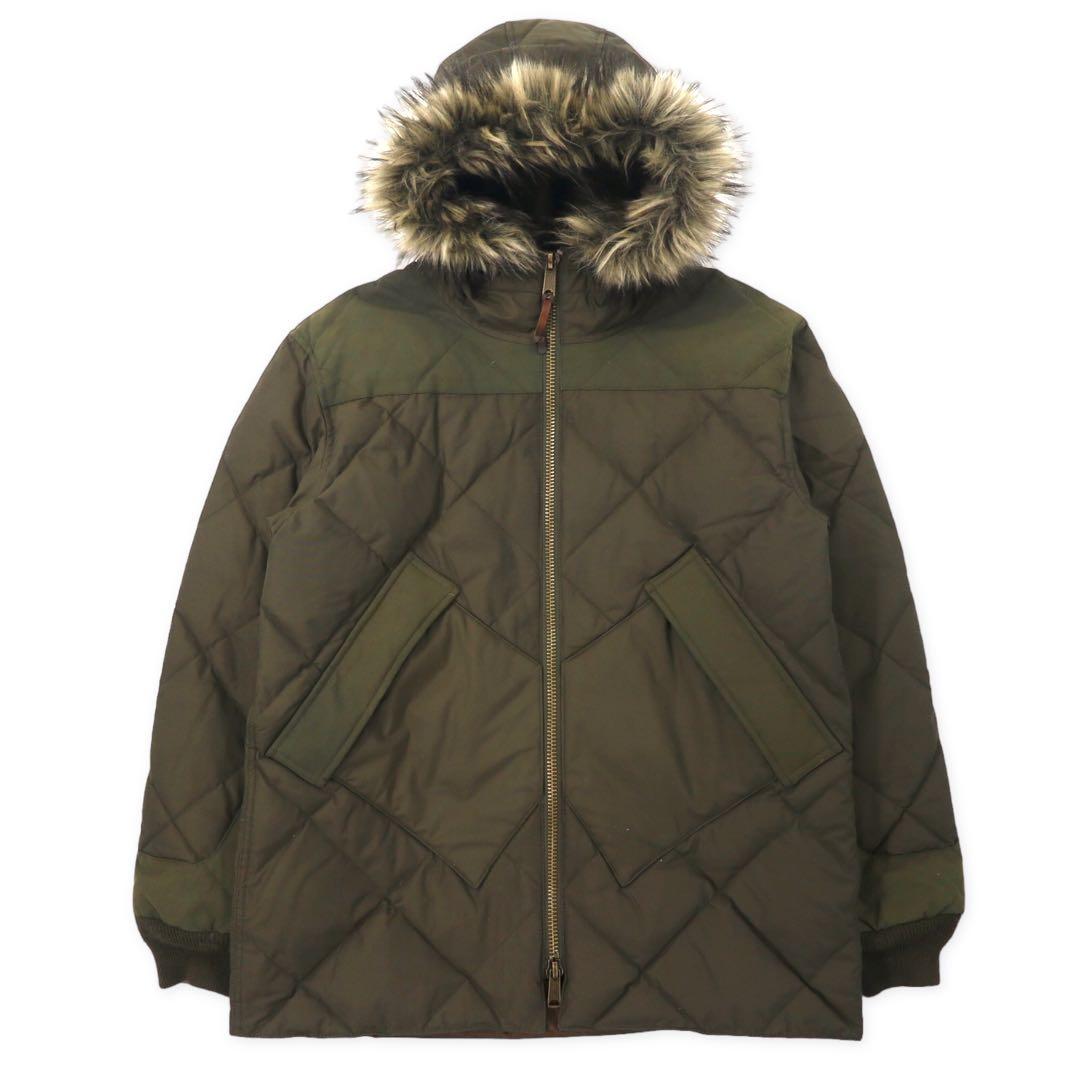Eddie Bauer GEDDES PARKA BAUER DOWN Down Jacket M Khaki Cotton Nylon TALON Zip 60/40 Cross Waterproof EB550 Fill Power STORMREPEL GEDDES PARKA Reprint