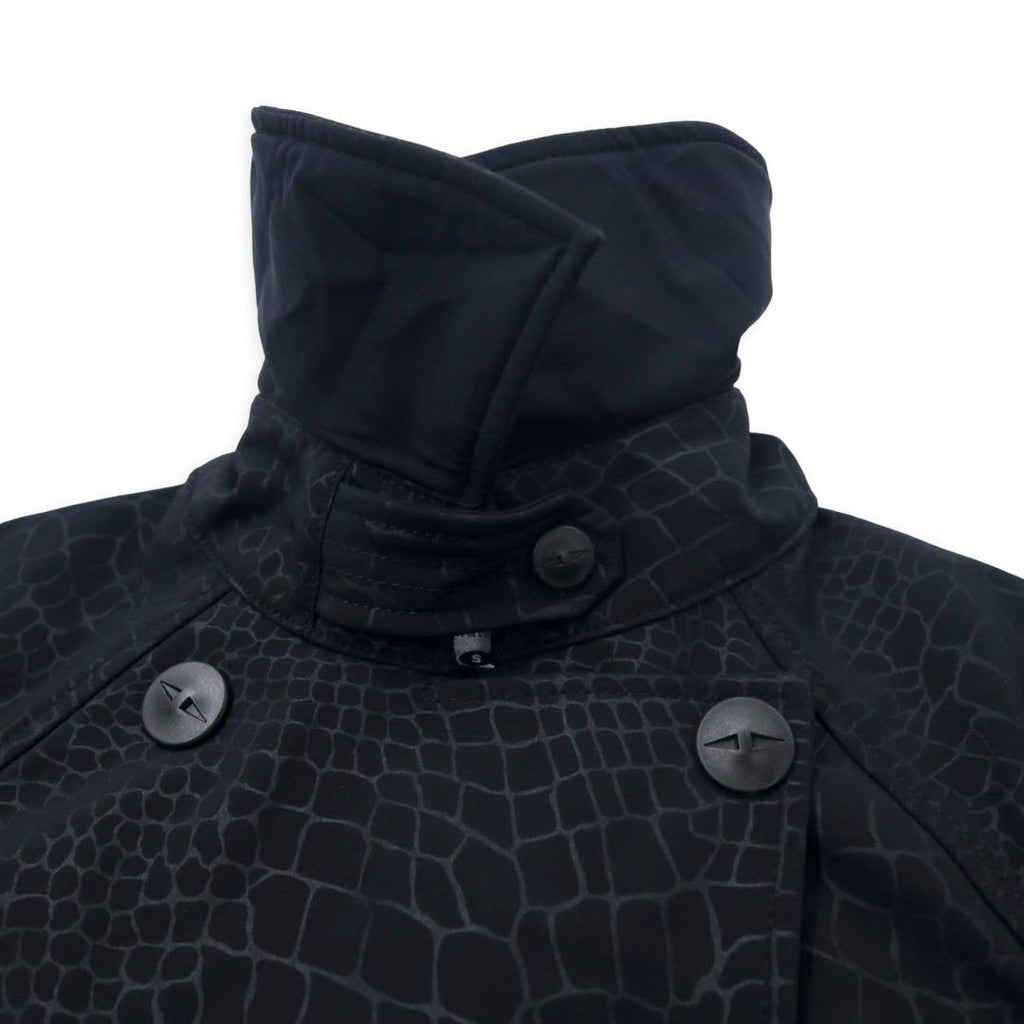 Columbia TITANIUM Soft Shell Trench Coat S Black Polyester OMNI-SHIELD Water Repellent