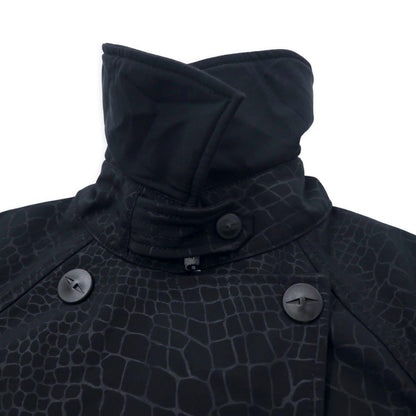 Columbia TITANIUM Soft Shell Trench Coat S Black Polyester OMNI-SHIELD Water Repellent