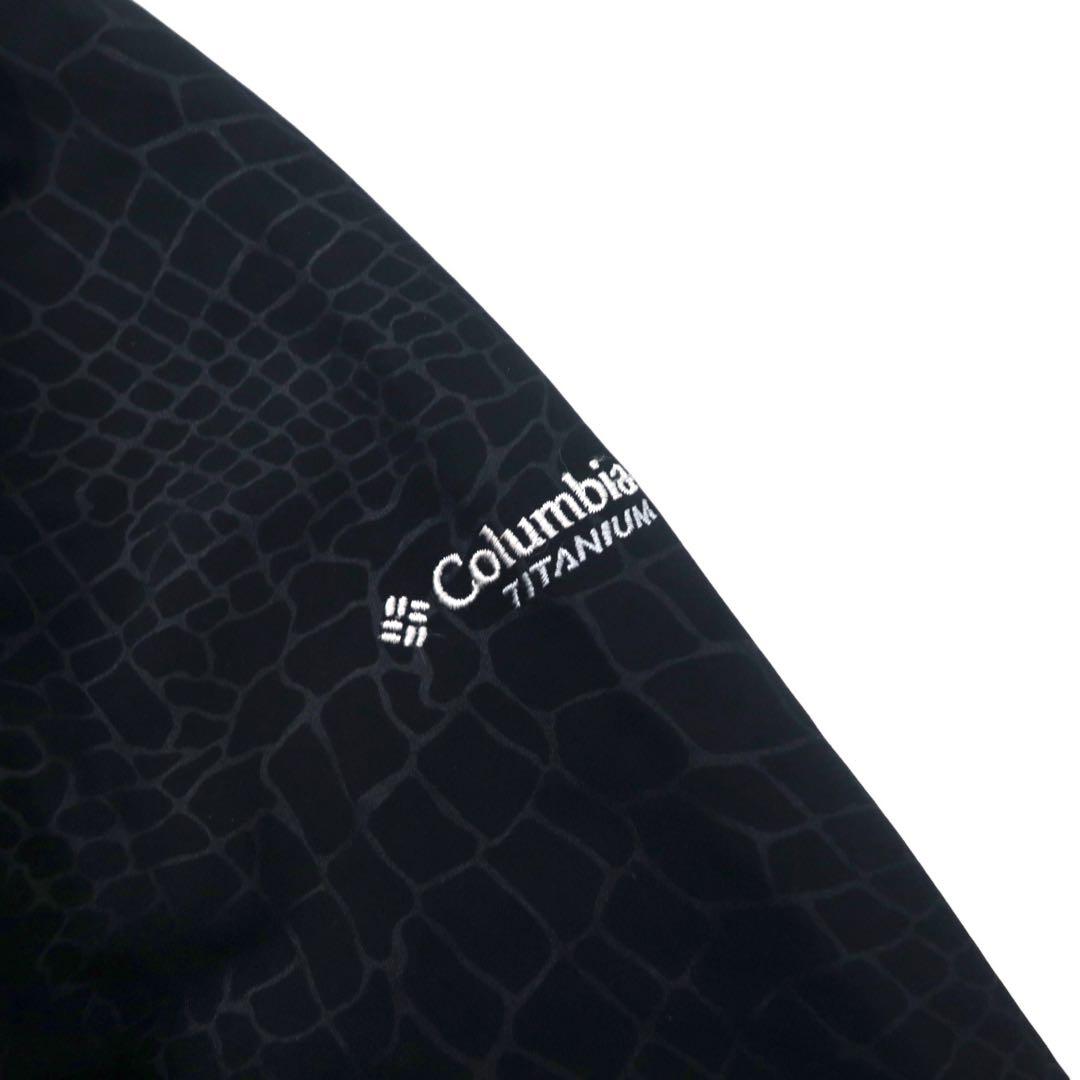 Columbia TITANIUM ソフトシェル トレンチコート S ブラック ポリエステル OMNI-SHIELD 撥水