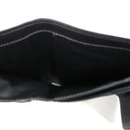 CELINE Trifold Wallet Gray Canvas Leather Macadam Pattern Monogram CE00/34 Made in Italy