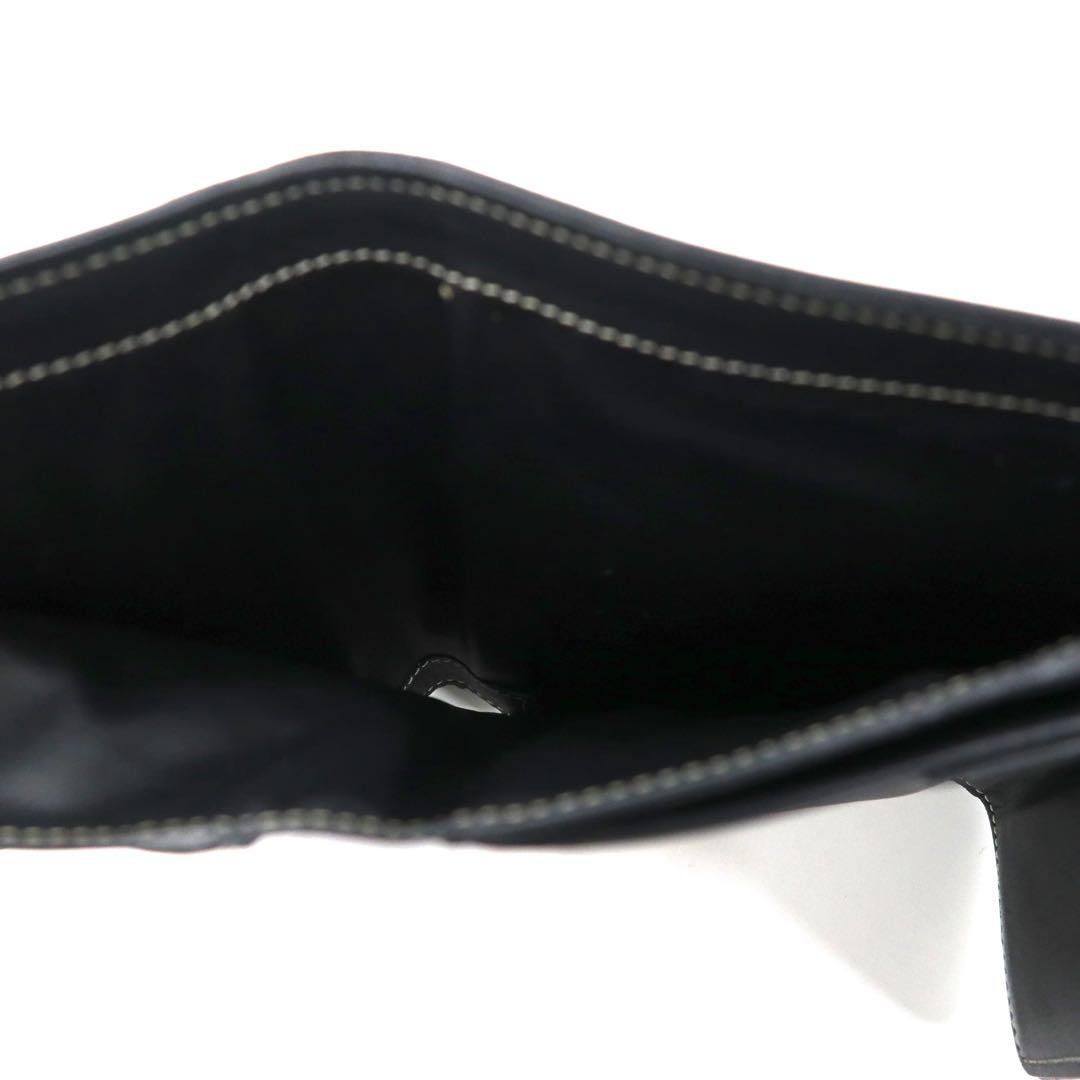 CELINE Trifold Wallet Gray Canvas Leather Macadam Pattern Monogram CE00/34 Made in Italy