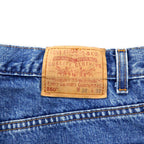 Levi's USA Made 550 Wide Baggy Tapered Denim Pants 38 Blue Ice Wash 550-4891 Relaxed Fit RELAXED FIT