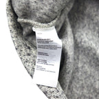 Eddie Bauer Half Snap Fleece Jacket XXL Gray Polyester One Point Logo Embroidery Heavyweight Radiator Fleece Snap Mock Pullover Big Size