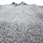 Eddie Bauer Half Snap Fleece Jacket XXL Gray Polyester One Point Logo Embroidery Heavyweight Radiator Fleece Snap Mock Pullover Big Size
