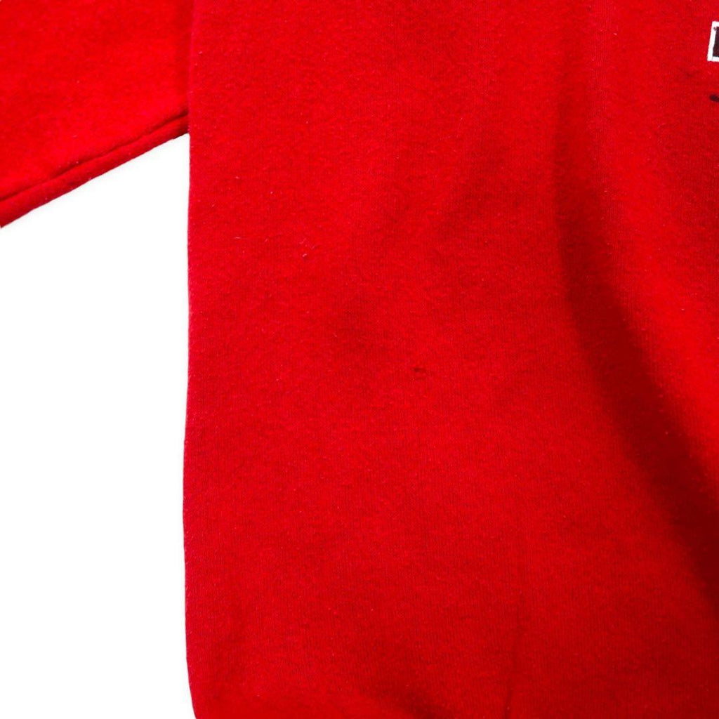Lee SPORT Made in USA 90's College Print Sweatshirt 2XL Red Cotton Brushed Lining OHIO STATE BUCKEYES
