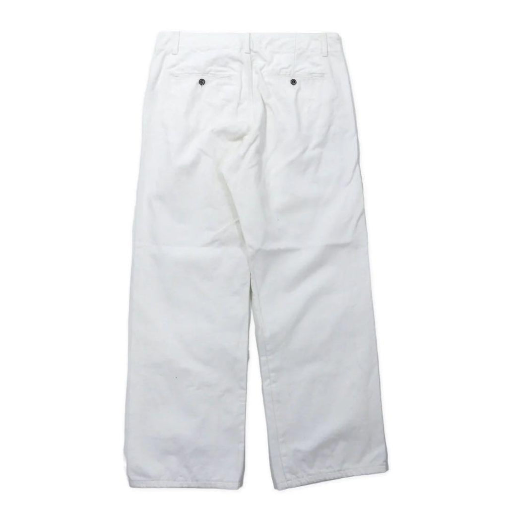 GOLDEN GOOSE DELUXE BRAND イタリア製  ワイド チノパンツ S ホワイト コットン