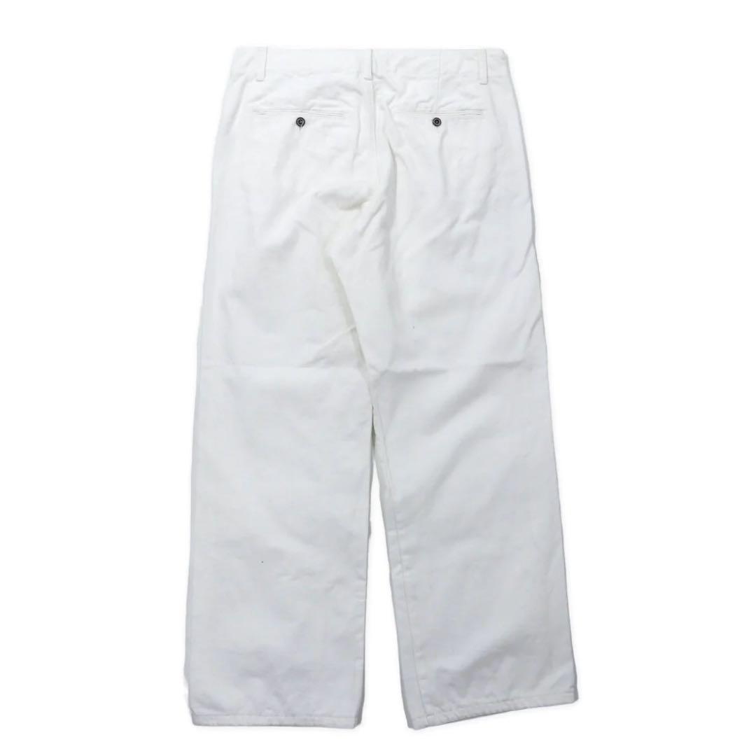 GOLDEN GOOSE DELUXE BRAND イタリア製  ワイド チノパンツ S ホワイト コットン