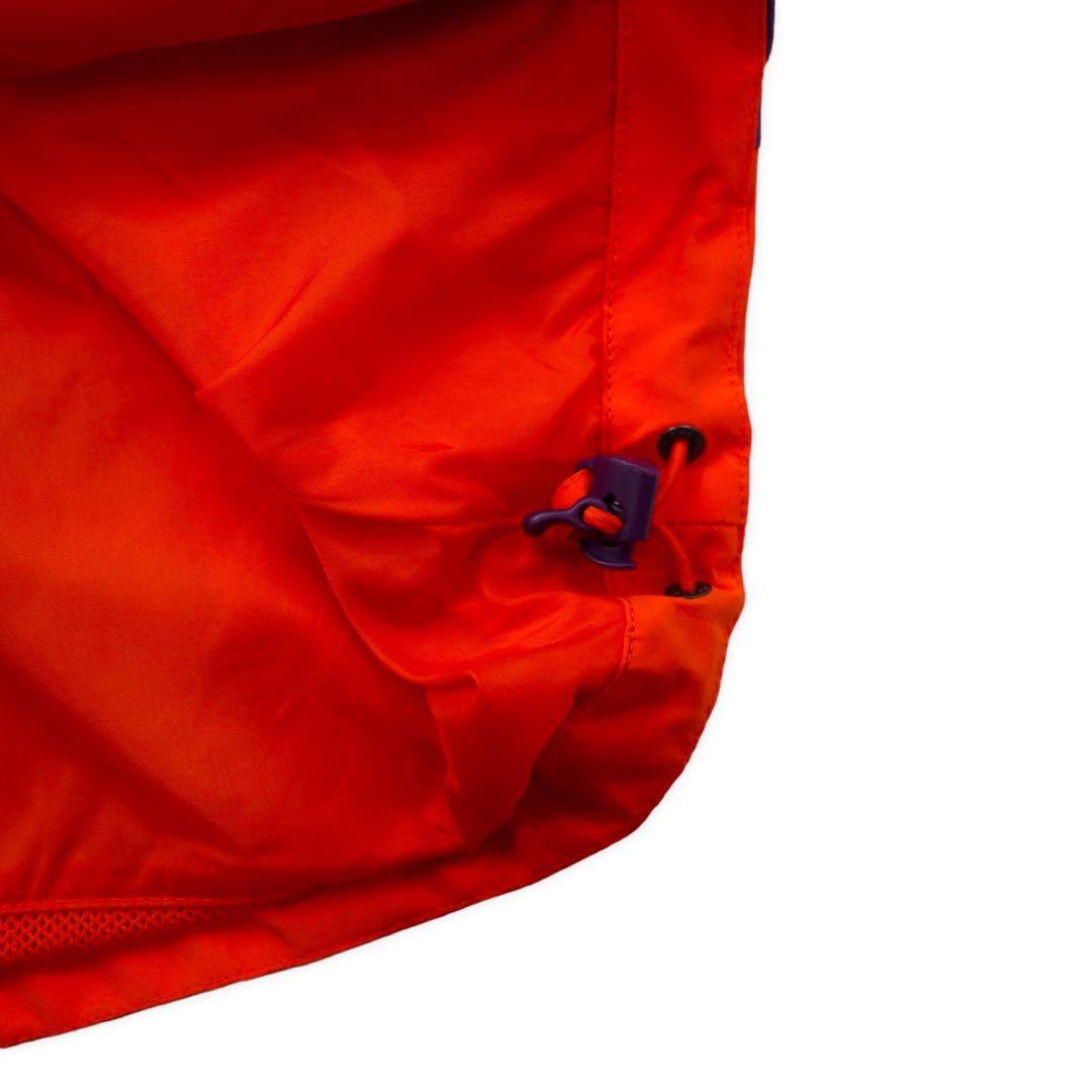 THE NORTH FACE Soft Shell Parka M Purple Orange Nylon HYVENT Waterproof Breathable Logo Embroidery Waterproof Zip