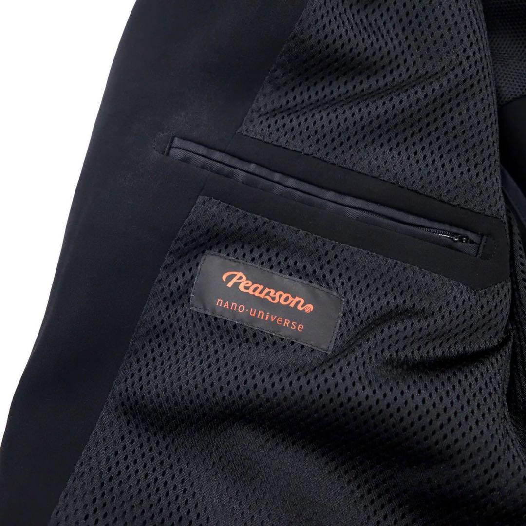 nano universe × Pearson 2B Suit Setup 46 Black Polyester Stretch Cycling Suit