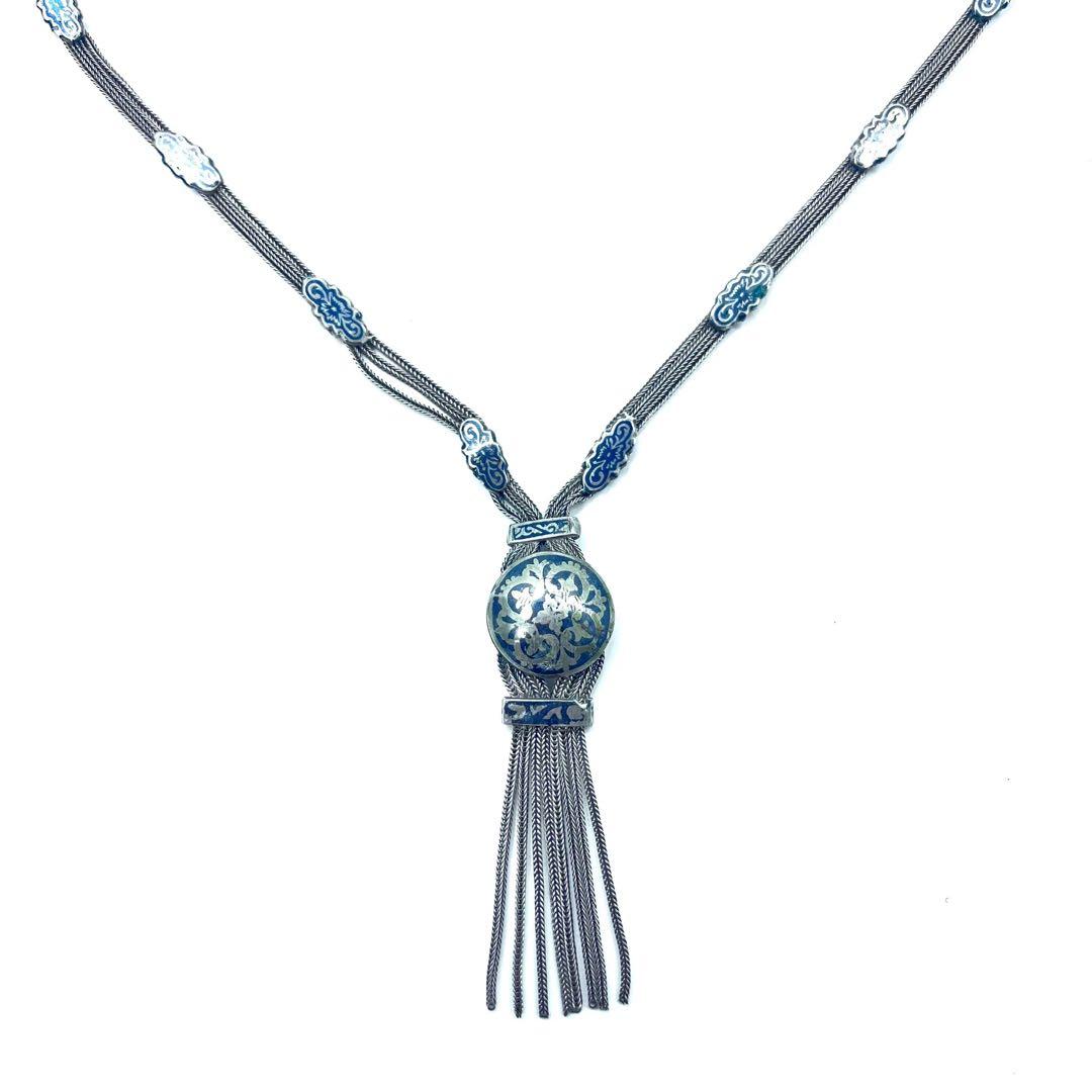 Vintage Silver Necklace ヴィンテージ シルバー ネックレス アンティーク コンチョ SV980