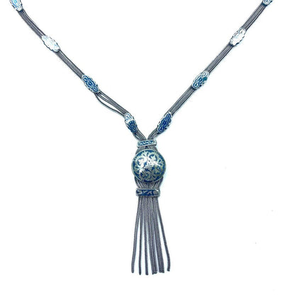 Vintage Silver Necklace ヴィンテージ シルバー ネックレス アンティーク コンチョ SV980