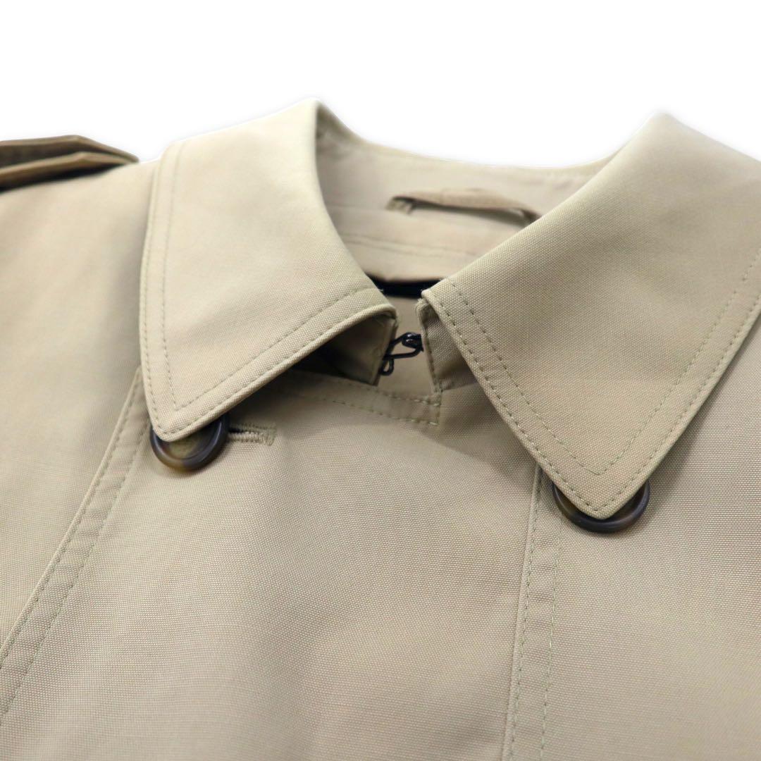 LAUREN RALPH LAUREN Trench Coat 38S Beige Cotton Nylon Removable Liner