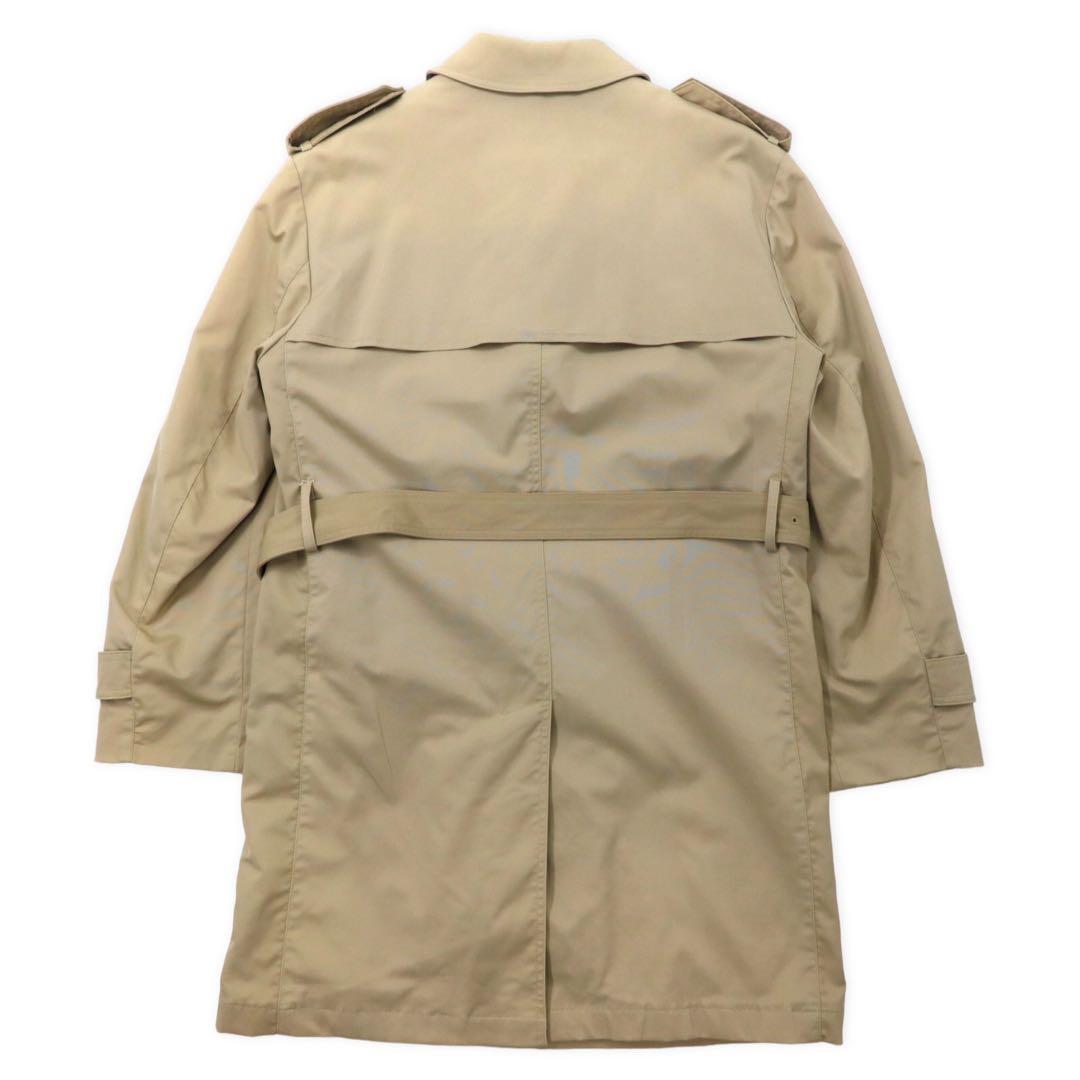 LAUREN RALPH LAUREN Trench Coat 38S Beige Cotton Nylon Removable Liner