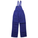 Vintage French Work Overall 60's Euro Work French Overall 44 Blue Cotton ailee Zip Made in France