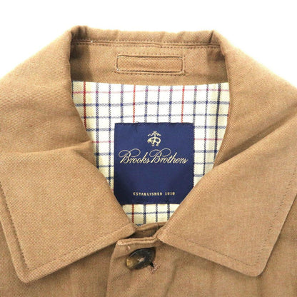 Brooks Brothers スウィングトップ ハリントンジャケット L ベージュ コットン 裏地チェック