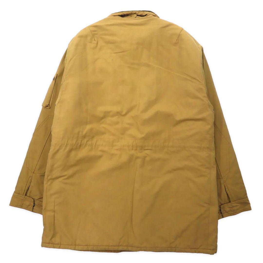 Polo by Ralph Lauren フィールドジャケット 3L ベージュ コットン ナイロン キルティングライナー ドローコード