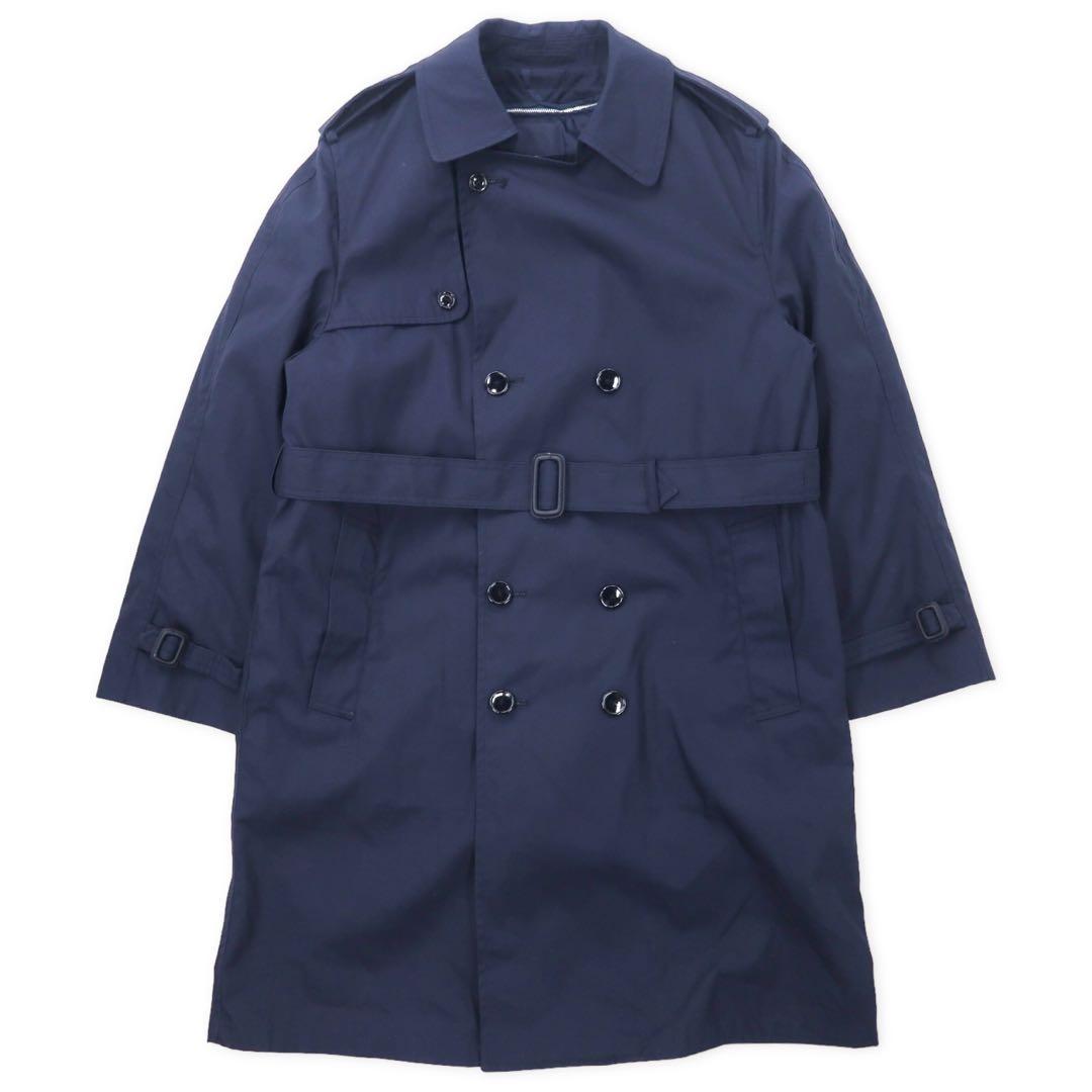 US NAVY 米軍 オールウェザーコート トレンチコート 42S ネイビー ポリエステル コットン ライナー着脱式 ミリタリー 8405-01-175-2292 DSCP DEFENDER COLLECTION