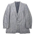 Christian Dior MONSIEUR Linen 2B Tailored Jacket M Gray Cotton Old