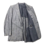 Christian Dior MONSIEUR Linen 2B Tailored Jacket M Gray Cotton Old