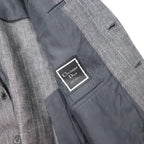Christian Dior MONSIEUR Linen 2B Tailored Jacket M Gray Cotton Old