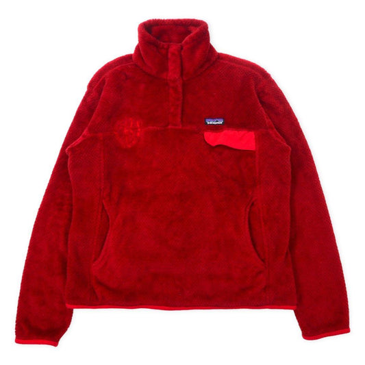 Patagonia Retool Snap T Fleece Jacket M Red POLARTEC Polyester 25442FA12