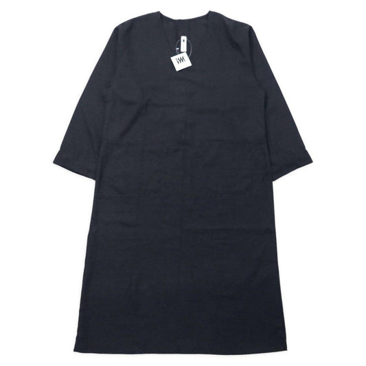 im product ISSEY MIYAKE One Piece Back Button FREE Gray Polyester Rayon Made in Japan Unused