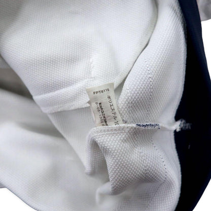 FRED PERRY 80's Track Jacket Jersey XL White Polyester Logo Embroidery Big Size Made in Japan