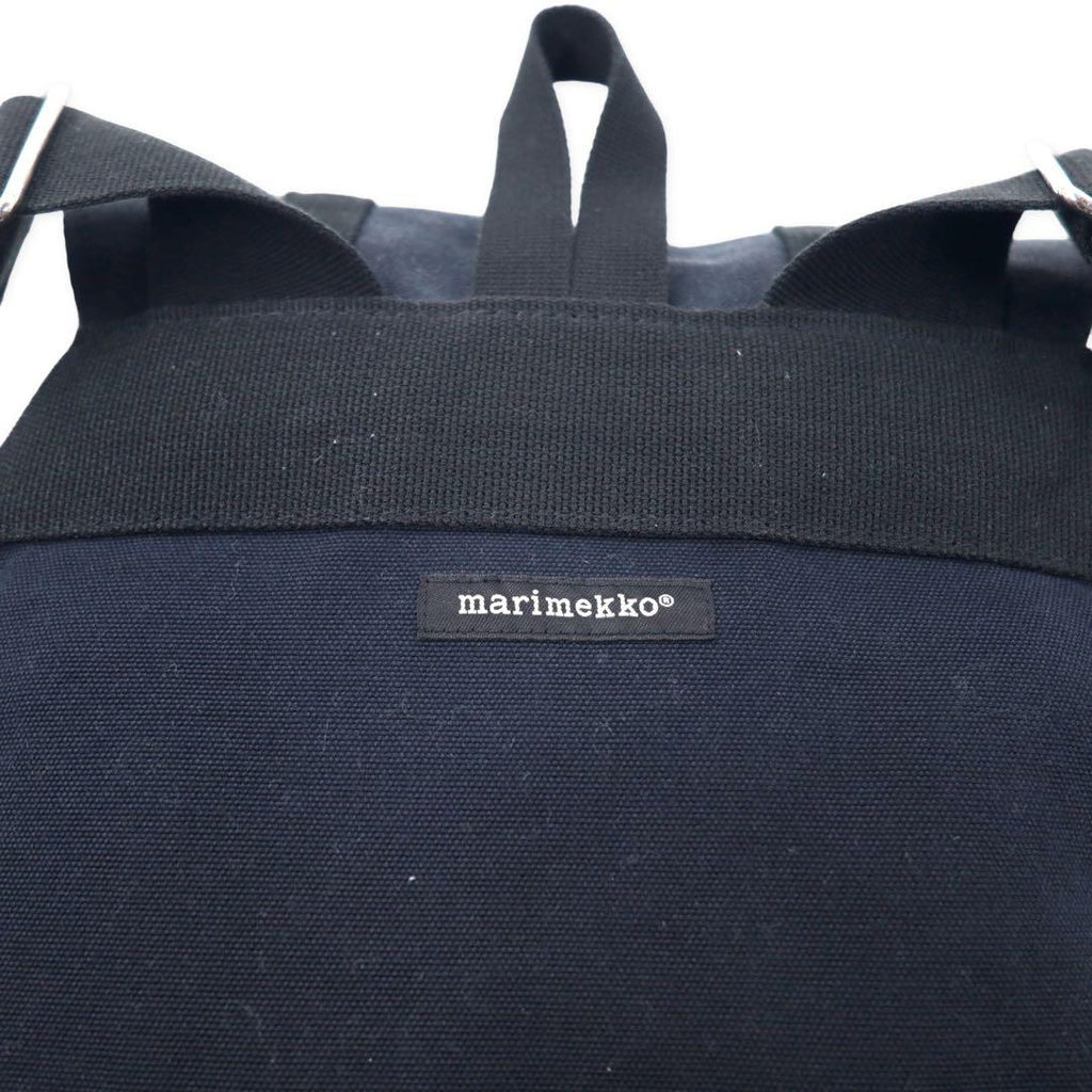 marimekko Rucksack Daypack Navy Canvas LADYBEAR REPPU Japan Limited Model