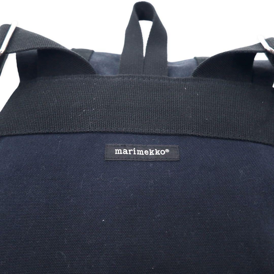 marimekko Rucksack Daypack Navy Canvas LADYBEAR REPPU Japan Limited Model