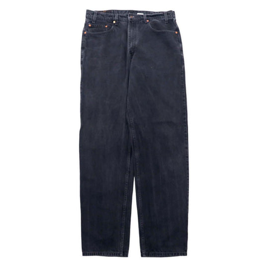 Levi's 90年代 550 ワイド バギー テーパード デニムパンツ 38 ブラック 550-4891 リラックスフィット RELAXED FIT
