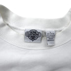 ACME CLOTHING × Warner Bros. 90's Looney Tunes Character Embroidery Sweatshirt L White Cotton LOONEY TUNES