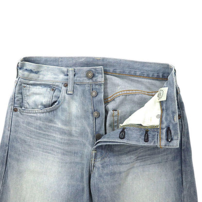 LVC ( LEVI'S VINTAGE CLOTHING ) 1966年復刻 501 デニムパンツ 30 ブルー アイスウォッシュ ビッグE カットオフ セルビッヂ 66501 日本製