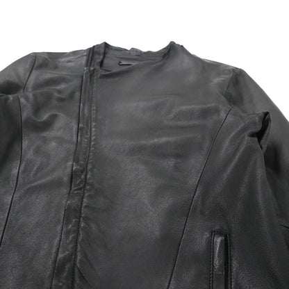 Advantage Cycle × DisUniversity ラムレザー ライダースジャケット S ブラック 羊革 SHIPS