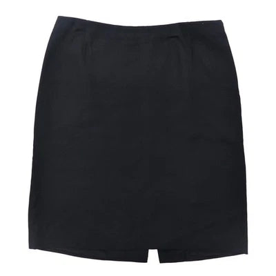 PRADA タイトスカート 44 ブラック スリット レーヨン P1809U 1CRO ルーマニア製