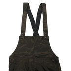 Uniform Unlimited Flight Pants Overalls L Khaki Nylon Quilted Liner with Suspenders Bar TALON IDEAL Zip 60's Made in USA